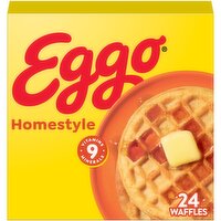 Eggo Frozen Waffles, Homestyle, Family Pack - 29.6 Ounce