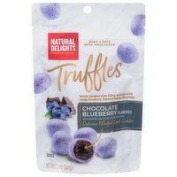 Natural Delights Truffles, Chocolate Blueberry Flavored - 5 Ounce 