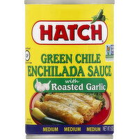 Hatch Enchilada Sauce, Green Chile, Medium - 15 Ounce 