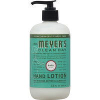 Mrs. Meyer's Hand Lotion, Basil Scent - 12 Fluid ounce 