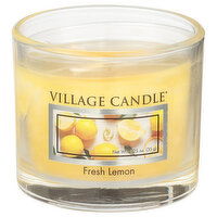 Village Candle Candle, Fresh Lemon - 1.25 Ounce 