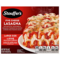 Stouffer's Lasagna, Five Cheese, Large Size - 18.25 Ounce 