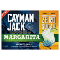 Cayman Jack Margarita, Zero Sugar - 12 Each 