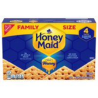 HONEY MAID Graham Crackers, Lunch Snacks, Family Size - 19.2 Ounce 