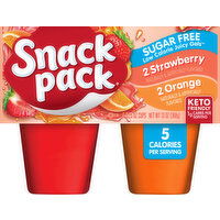 Snack Pack Sugar Free Strawberry & Orange Flavored Juicy Gels