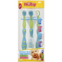 Nuby Oral Care Set, 4 Stage System, 0M+ - 1 Each 