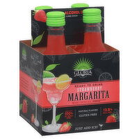 Rancho La Gloria Wine Cocktail, Margarita, Strawberry - 4 Each 