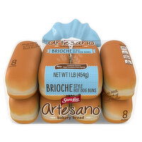 Sara Lee Hot Dog Buns, Brioche Style - 8 Each 