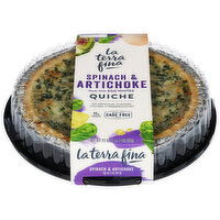 La Terra Fina Quiche, Spinach & Artichoke