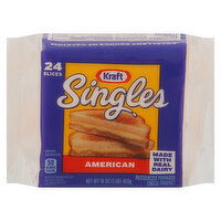 Kraft Cheese Slices, American - 24 Each 