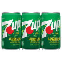 7-UP Soda, Lemon Lime Flavored - 6 Each 