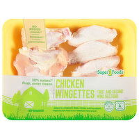 Super 1 Foods Chicken Wingettes - 1.41 Pound 