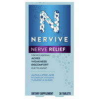 Nervive Nerve Relief, 600 mg, Tablets - 30 Each 