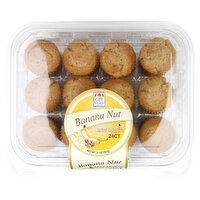 Cafe Valley Inc. 24ct Banana Nut Mini Muffins - 24 Each 