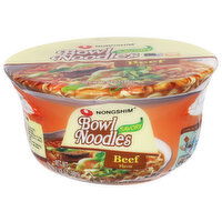 Nongshim Bowl Noodles, Savory, Beef Flavor - 3.03 Ounce 