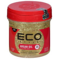 Eco Style Styling Gel, Argan Oil - 16 Fluid ounce 