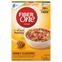 Fiber One Cereal, Honey Clusters - 17.5 Ounce 