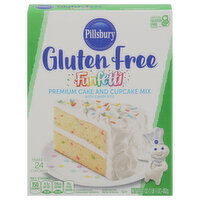 Pillsbury Cake and Cupcake Mix, Funfetti, Premium - 17 Ounce 