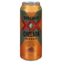 Dos Equis Beer, Chelada Mango - 24 Fluid Ounce