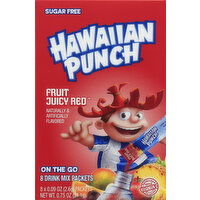 Hawaiian Punch Drink Mix Packets, Sugar Free, Fruit Juicy Red, On The Go - 8 Each 