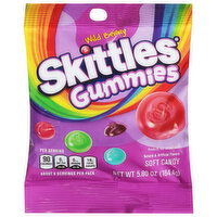 Skittles Soft Candy, Wild Berry, Gummies - 5.8 Ounce 