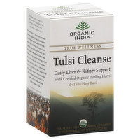 Organic India Tulsi Cleanse, Caffeine Free, Infusion Bags