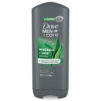 Dove Men+Care Body + Face Wash, Reviving, Minerals + Sage - 13.5 Fluid ounce 