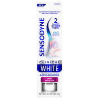 Sensodyne Toothpaste, Stain Protector, Clinical White - 3.4 Ounce 