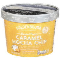 Goldenbrook Caramel Mocha Chip Ice Cream - 0.5 Gallon 