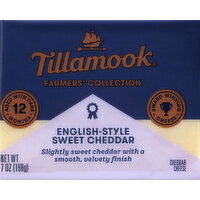 Tillamook Cheese, Sweet Cheddar, English-Style - 7 Ounce 