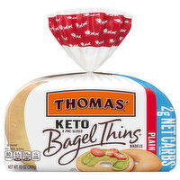 Thomas' Bagels, Plain, Keto, Pre-Sliced