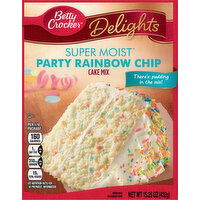 Betty Crocker Cake Mix, Party Rainbow Chip, Super Moist