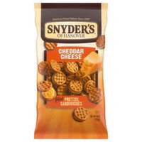 Snyder's of Hanover Pretzels Sandwiches, Cheddar Cheese, Filled - 8 Ounce 