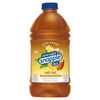 Snapple Iced Tea, Zero Sugar, Lemonade, Half n' Half - 64 Fluid ounce 