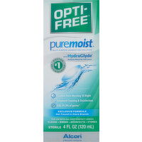 Opti-Free Disinfecting Solution, Multi-Purpose, with HydraGlyde, Sterile - 4 Fluid ounce 