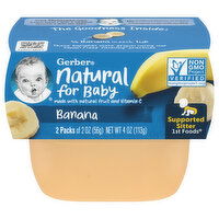 Gerber Banana, Supported Sitter 1st Foods, 2 Pack