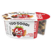 Too Good & Co. Yogurt & Mix-Ins, Remix, Strawberry Dark Chocolate Almond - 4.5 Ounce 