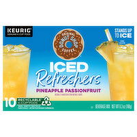 The Original Donut Shop Beverage Mix, Pineapple Passionfruit, Iced Refreshers, K-Cup Pods - 10 Each 