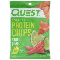 Quest Protein Chips, Chili Lime Flavor, Tortilla Style