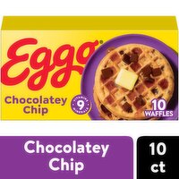 Eggo Frozen Waffles, Chocolatey Chip - 12.3 Ounce 