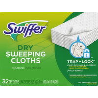 Swiffer Sweeping Cloths, Dry, Unscented