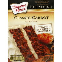 Duncan Hines Cake Mix, Classic Carrot - 21.41 Ounce 