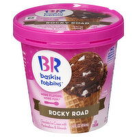 Baskin Robbins Ice Cream, Rocky Road - 14 Fluid ounce 