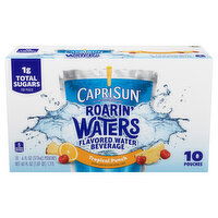 Capri Sun Flavored Water Beverage, Tropical Punch - 10 Each 