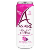 Aspire Energy Drink, Healthy, Raspberry + Acai - 12 Fluid ounce 