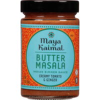 Maya Kaimal Indian Simmer Sauce, Butter Masala, Mild - 12.5 Ounce 