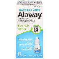 Alaway Eye Drops, Antihistamine, Eye Itch Relief - 0.34 Fluid ounce 