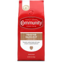 Community Coffee Toasted Hazelnut Ground Coffee - 12 Ounce 