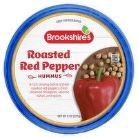 Brookshire's Roasted Red Pepper Hummus - 8 Ounce