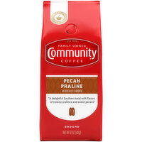 Community Coffee Pecan Praline Ground Coffee - 12 Ounce 